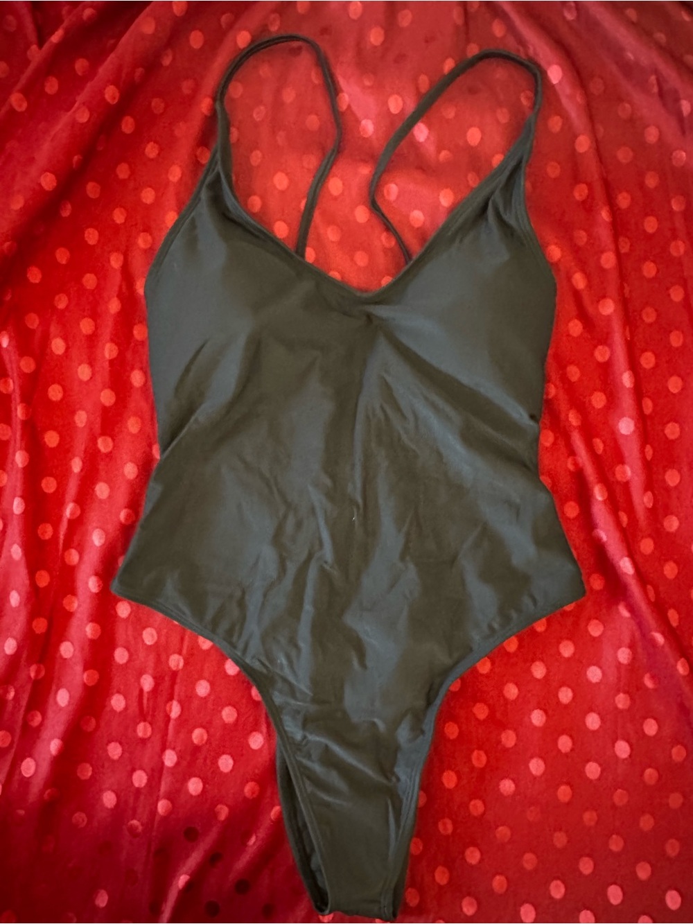 Sleek Black One-Piece Swimsuit NWOT